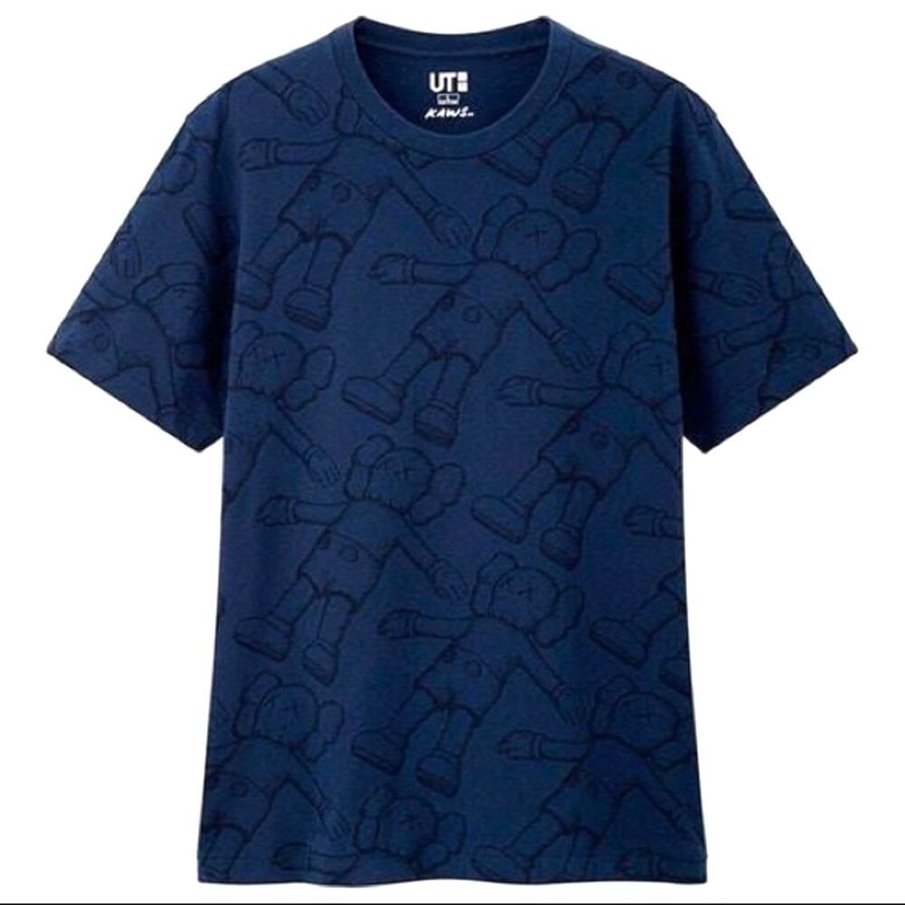 Kaws x Uniqlo All Over Holiday Print Tee Size S